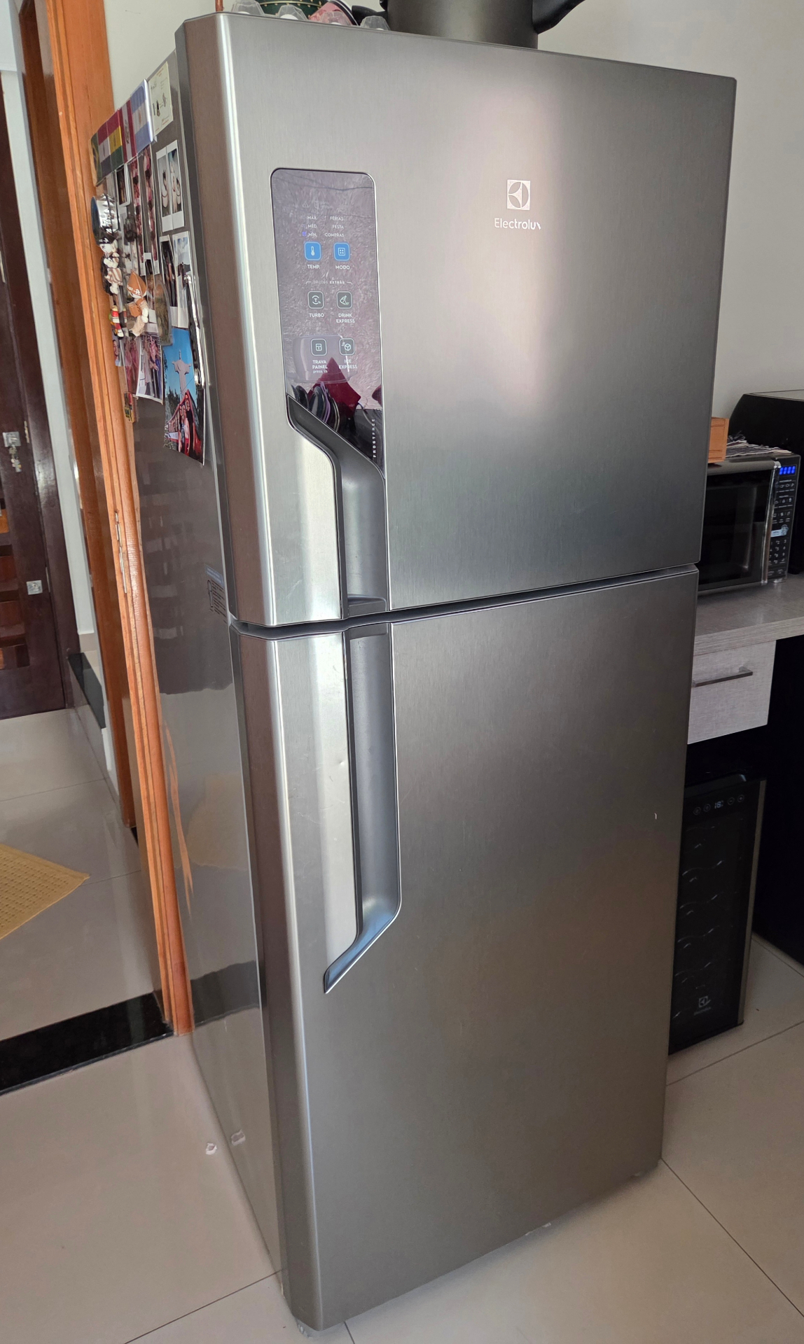 Geladeira Electrolux Frost Free Inox